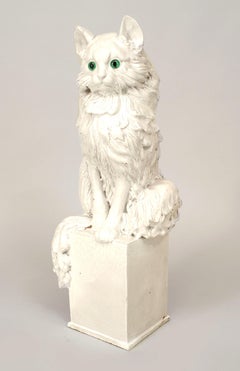 Italian Ceramic Seated Cat