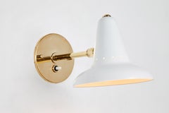 1950s Italian White Perforated Sconce Attributed to Gino Sarfatti