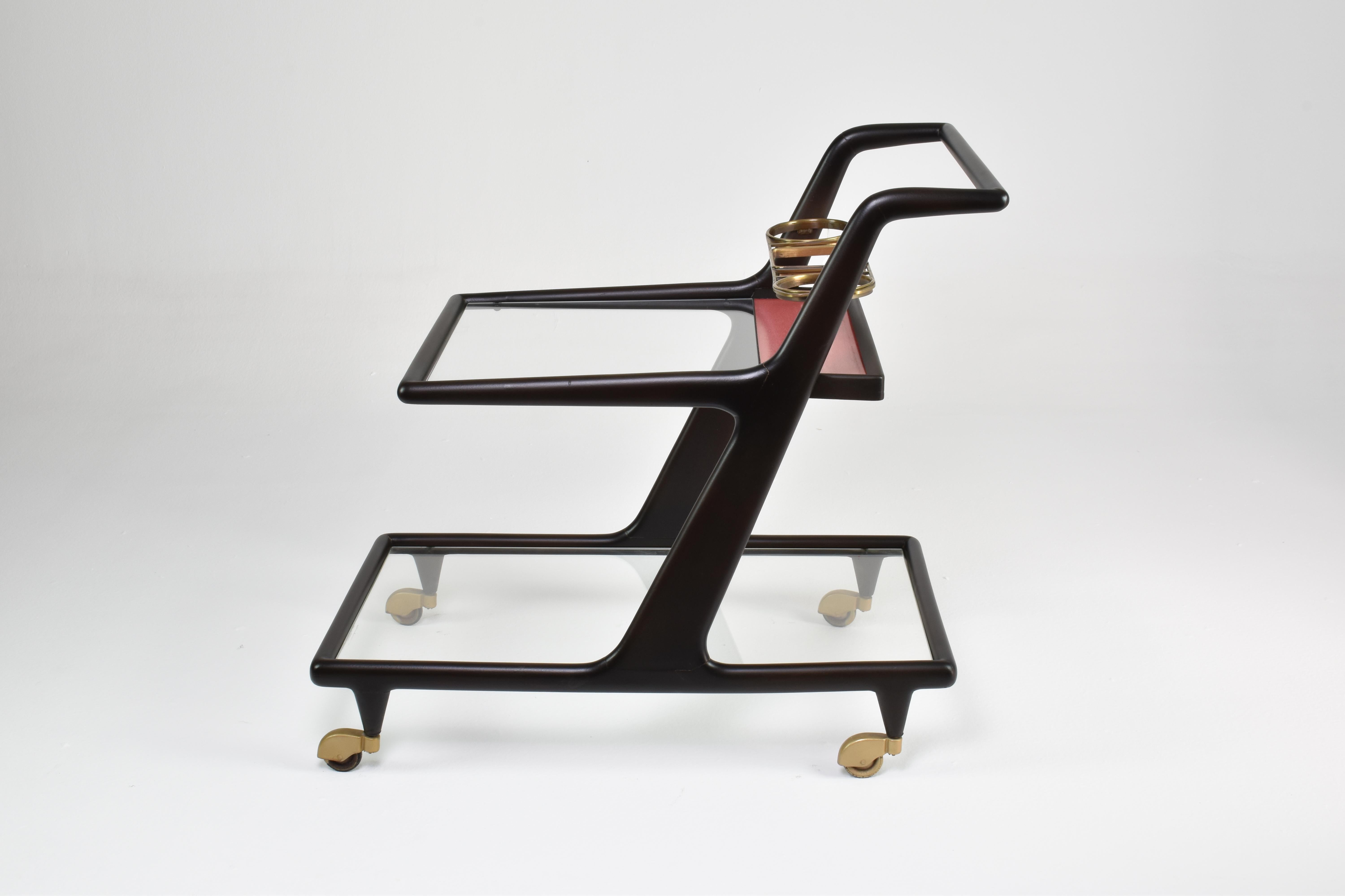 Chariot de bar ou de service italien des années 1950 en vente 6