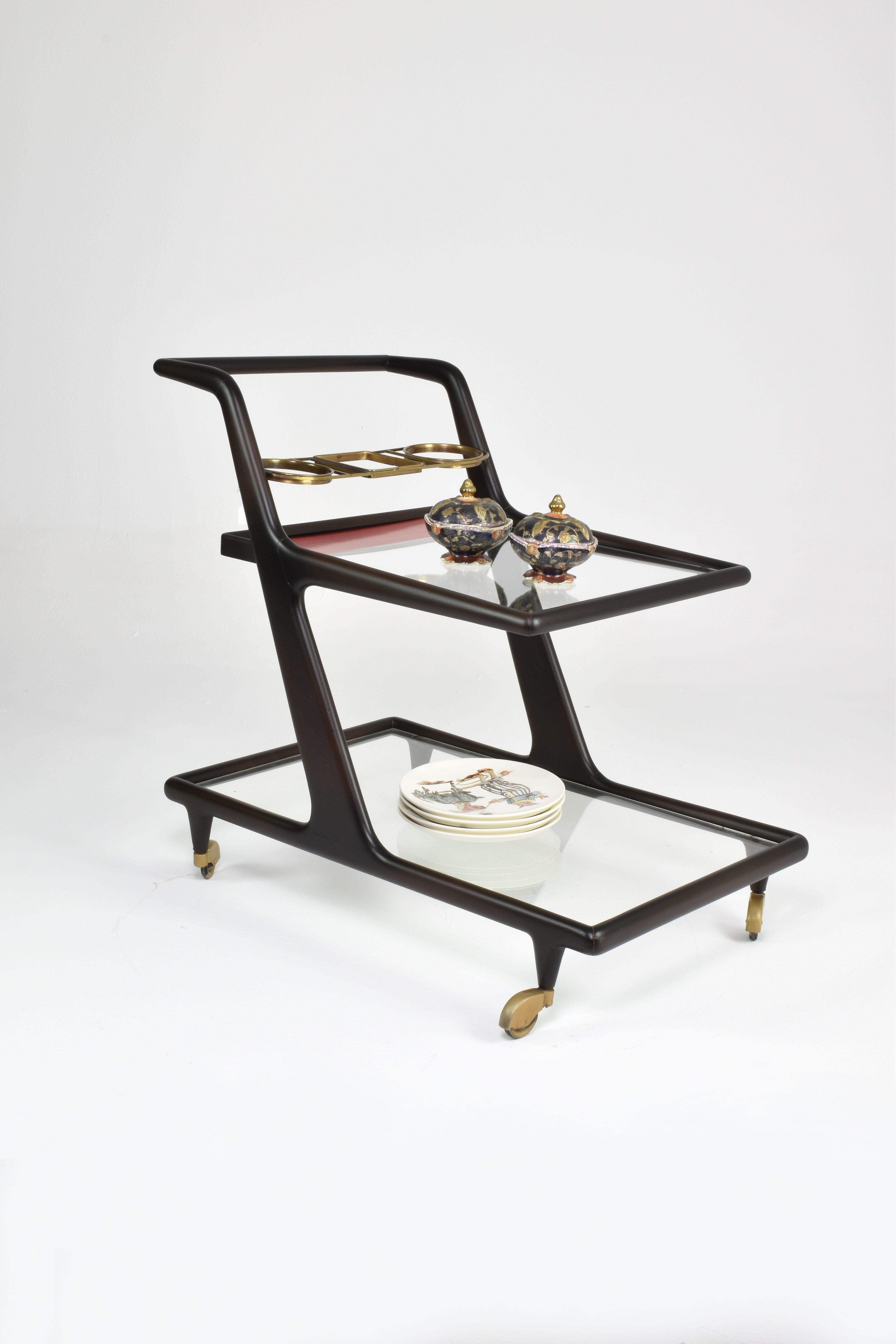 Chariot de bar ou de service italien des années 1950 en vente 7