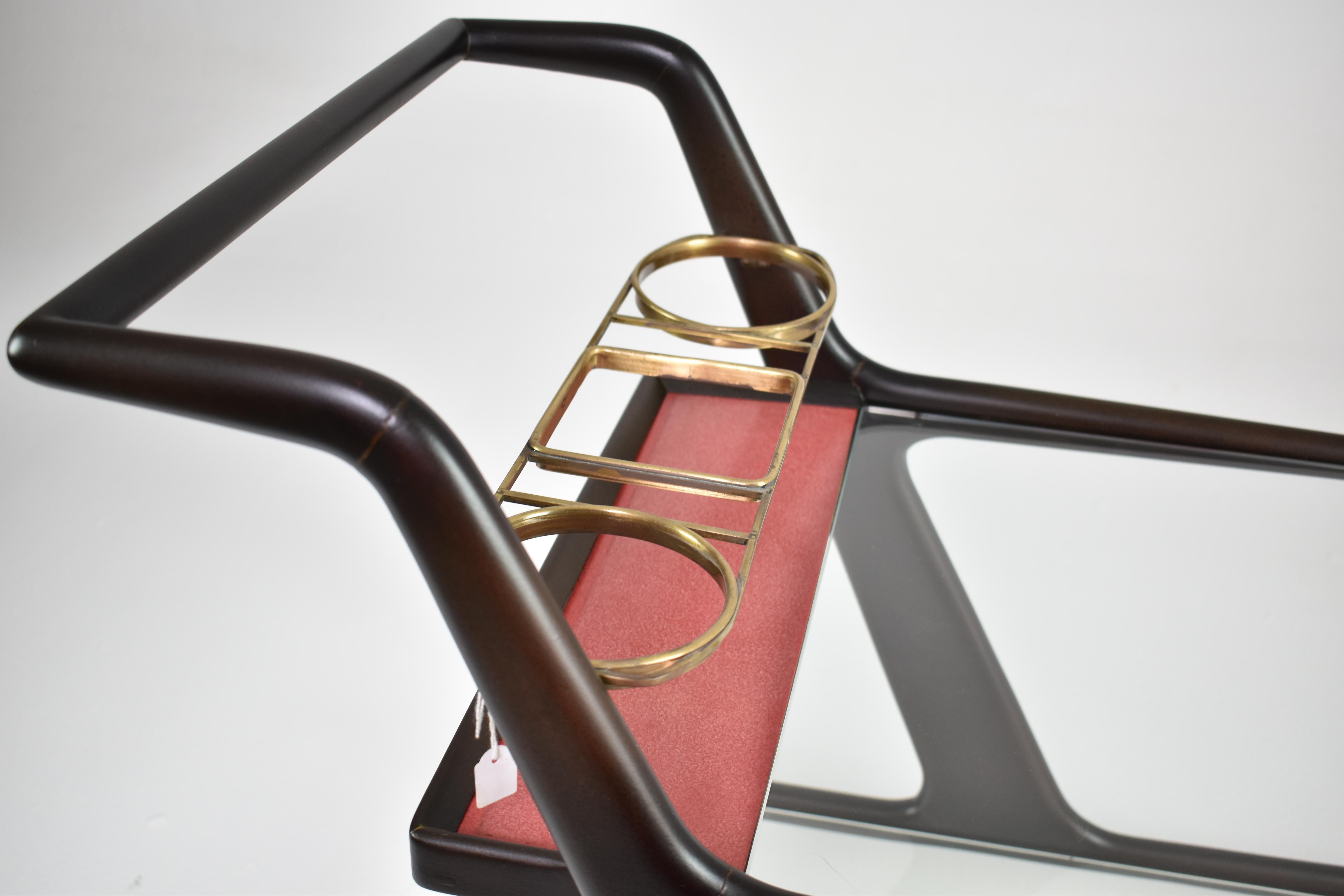 Chariot de bar ou de service italien des années 1950 en vente 2