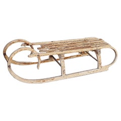 1950s Italian Wooden Sleigh