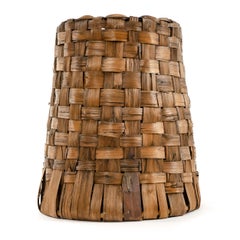 1950s Italian Woven Bark Lamp Shade by Rosenthal Netter