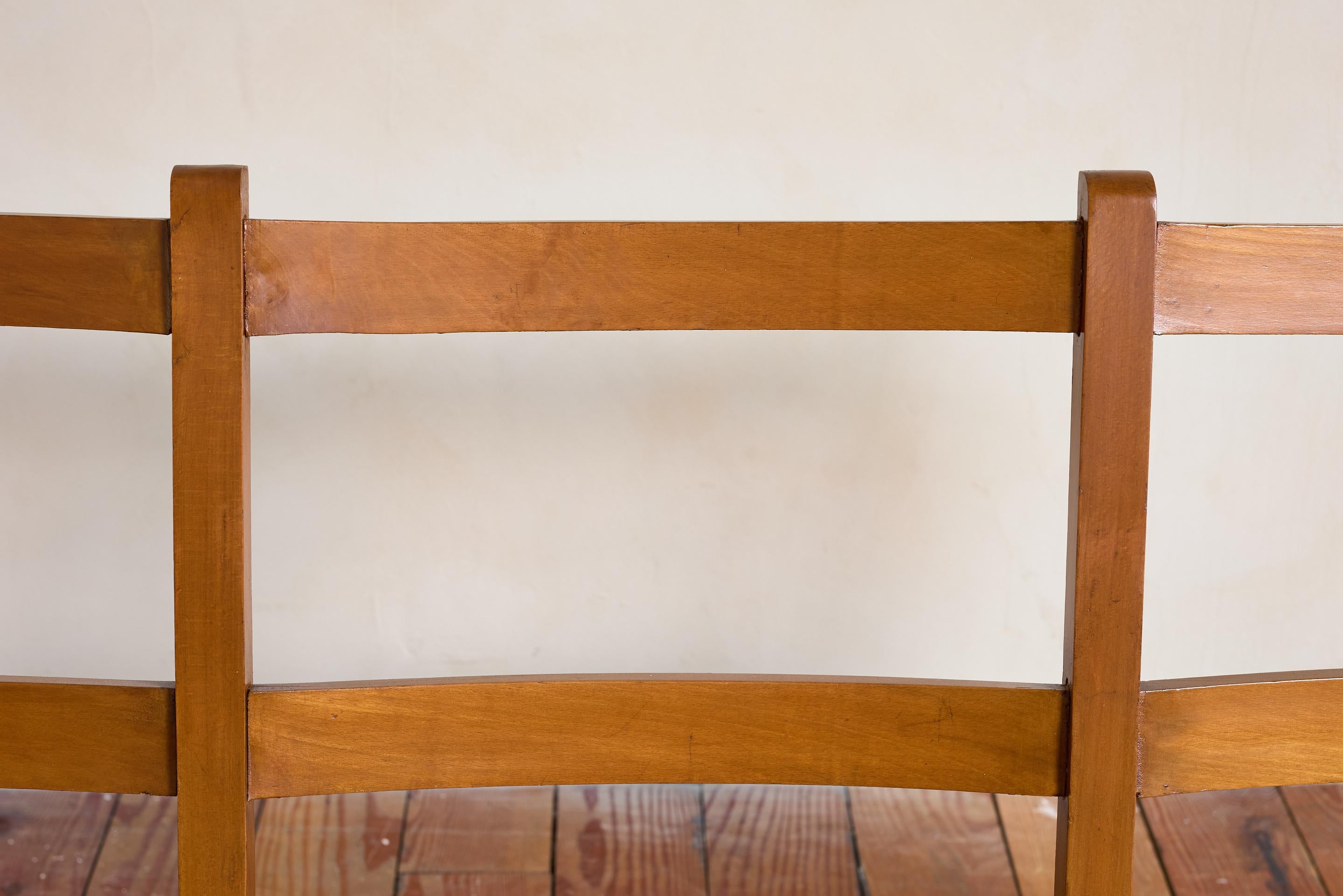 Banc italien tissé des années 1950 en vente 10