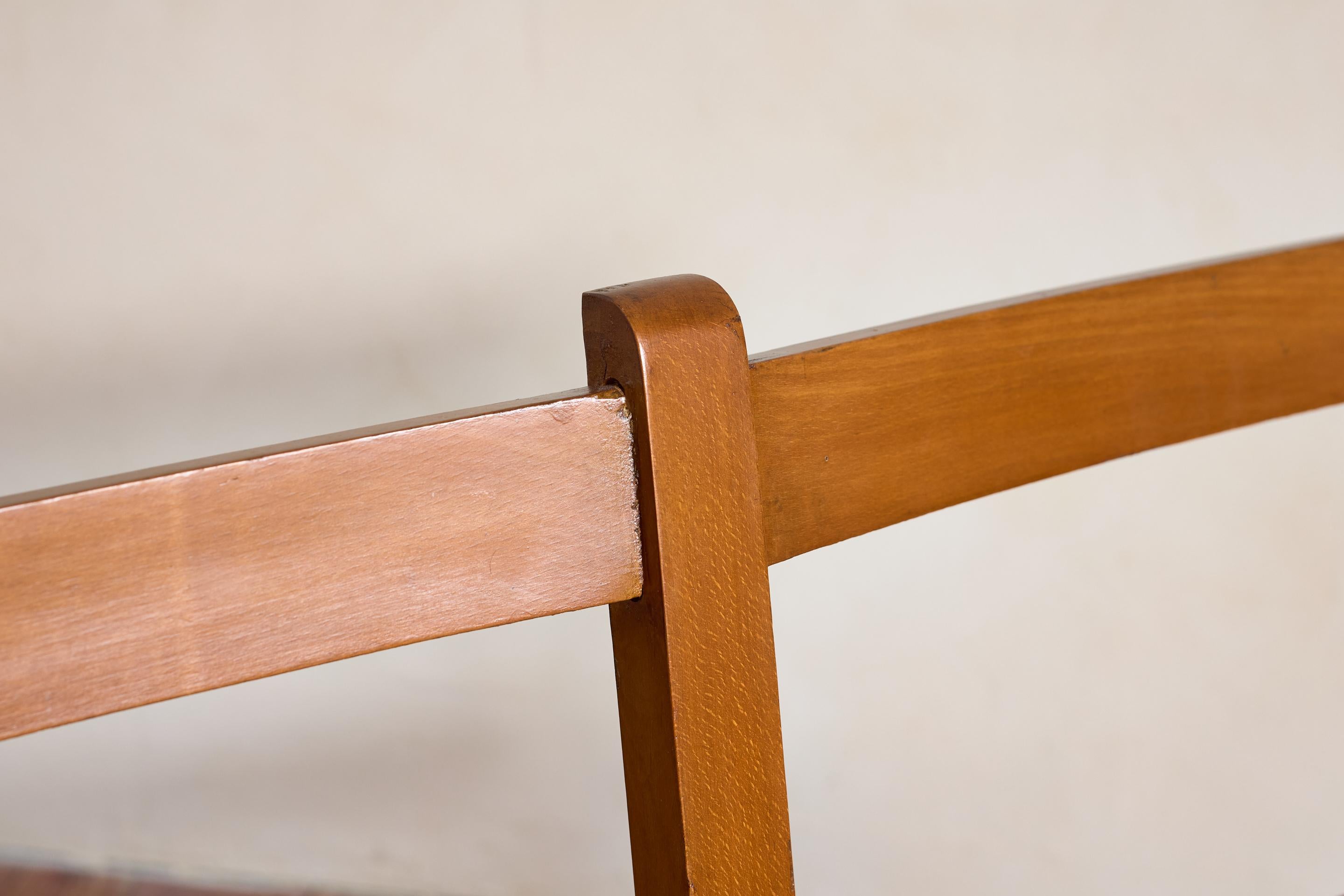 Banc italien tissé des années 1950 en vente 1