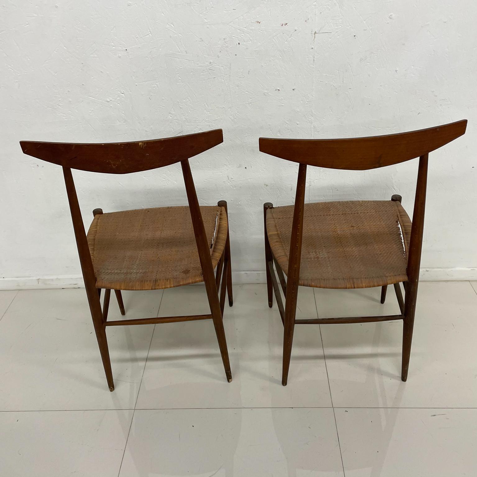 1950s Italy Gio Ponti Chiavari Vintage Chairs Superleggera Woven Cane Wood 5