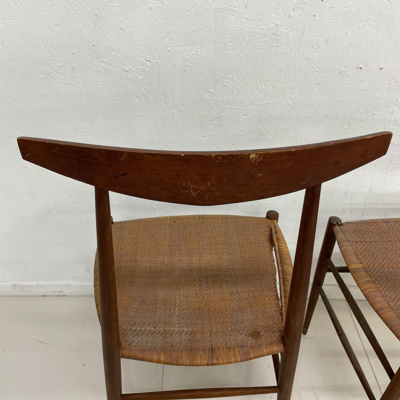 1950s Italy Gio Ponti Chiavari Vintage Chairs Superleggera Woven Cane Wood 6