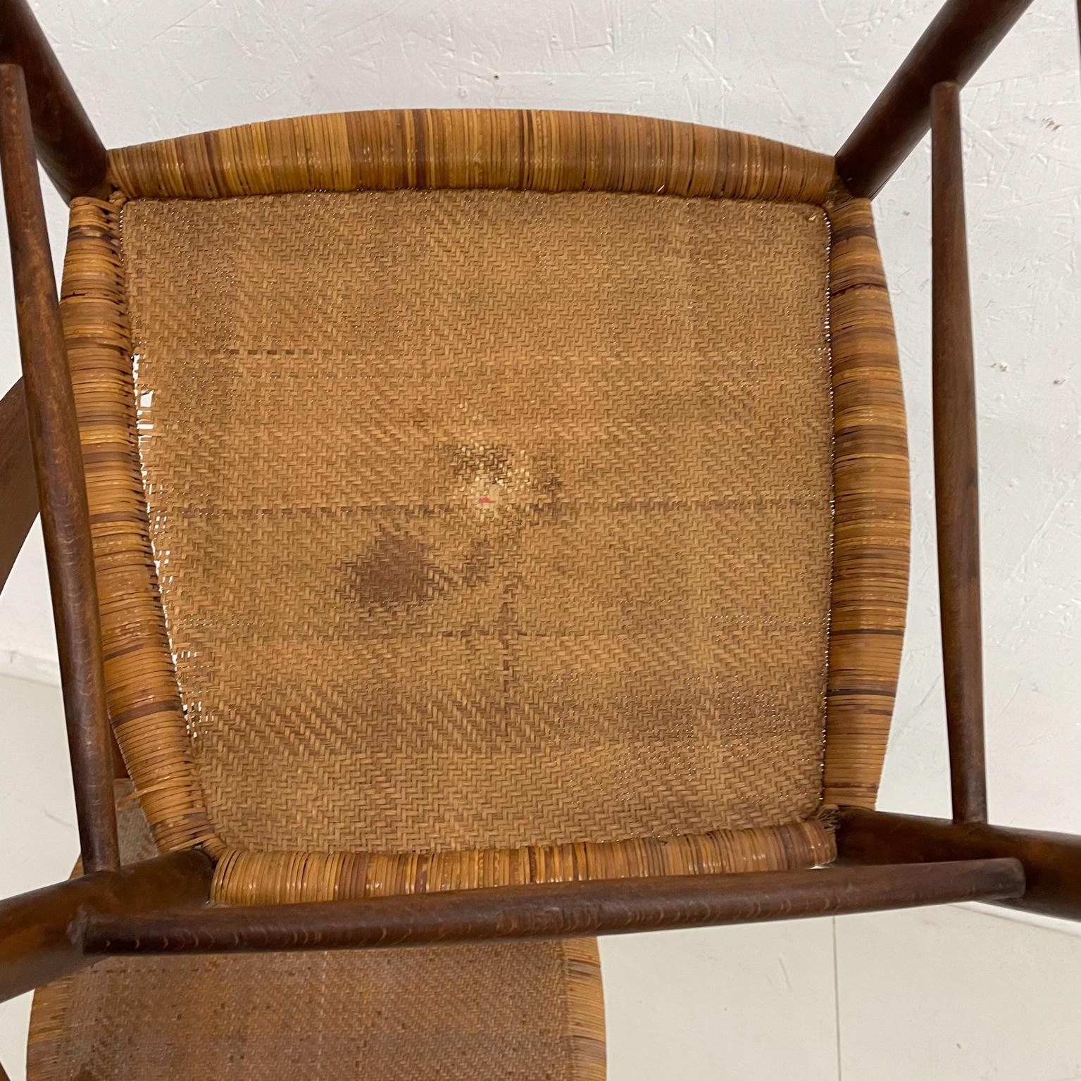 1950s Italy Gio Ponti Chiavari Vintage Chairs Superleggera Woven Cane Wood 13