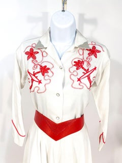 1950s J Bar T Two-Piece Cowgirl Set