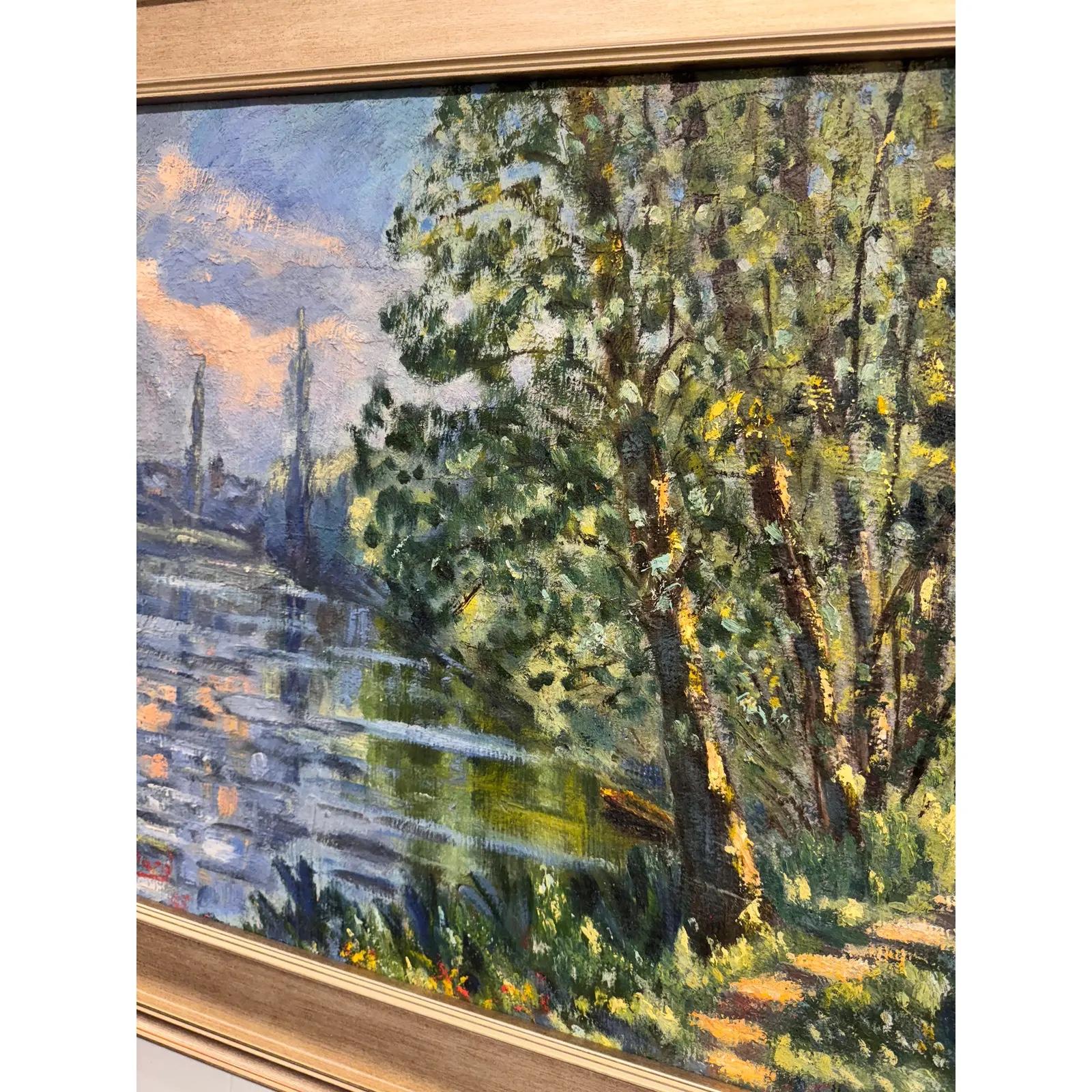 1950er Jahre J. Gowan Signiert Öl auf Leinwand im Angebot 1