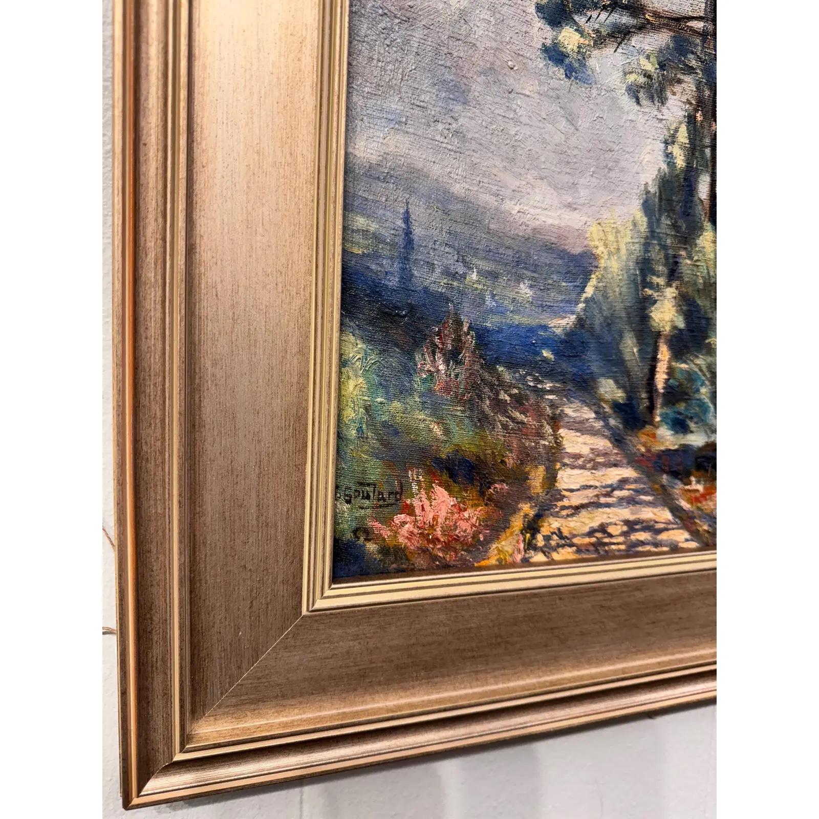 1950er Jahre J. Gowan Signiert Öl auf Leinwand im Angebot 1