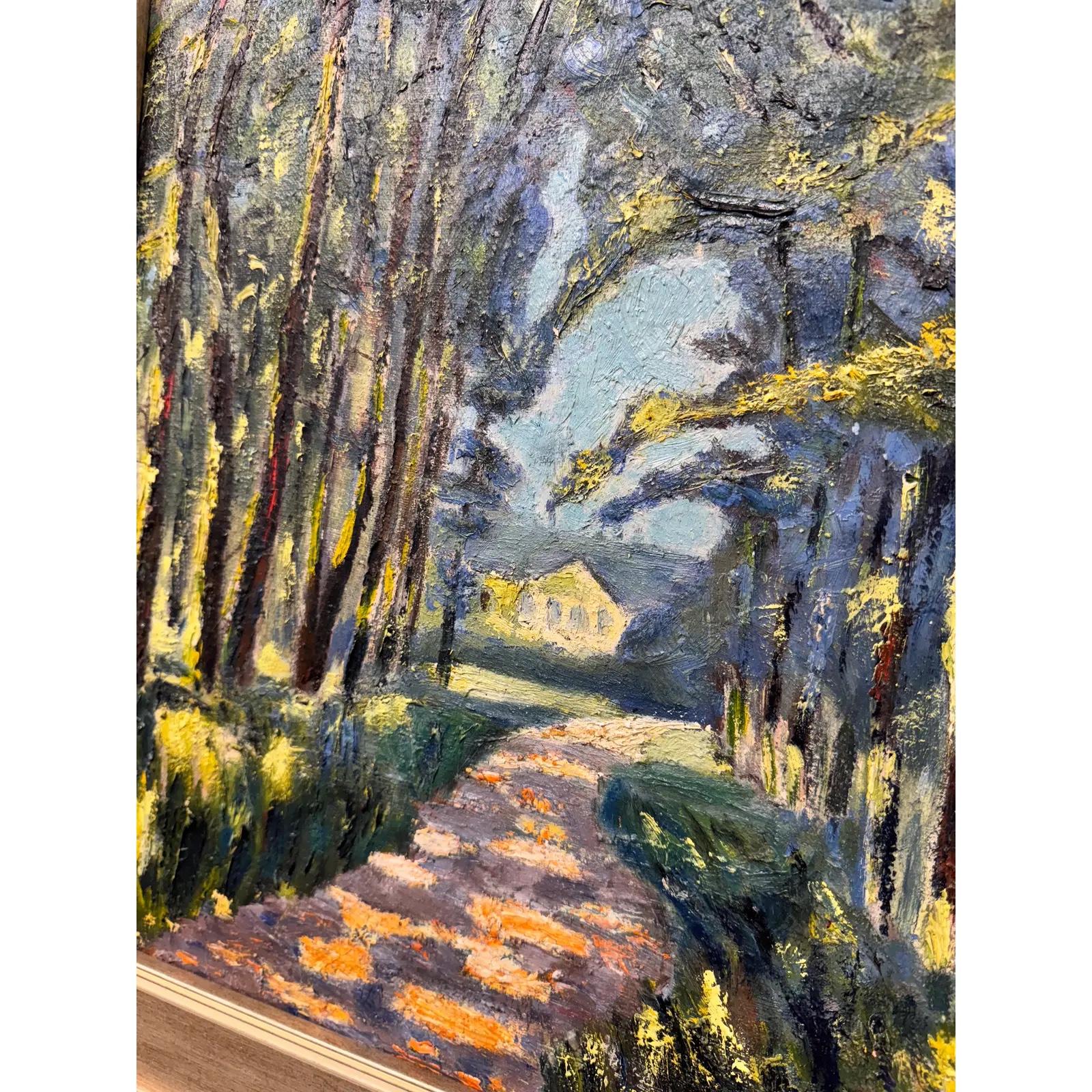 1950er Jahre J. Gowan Signiert Öl auf Leinwand im Angebot 1