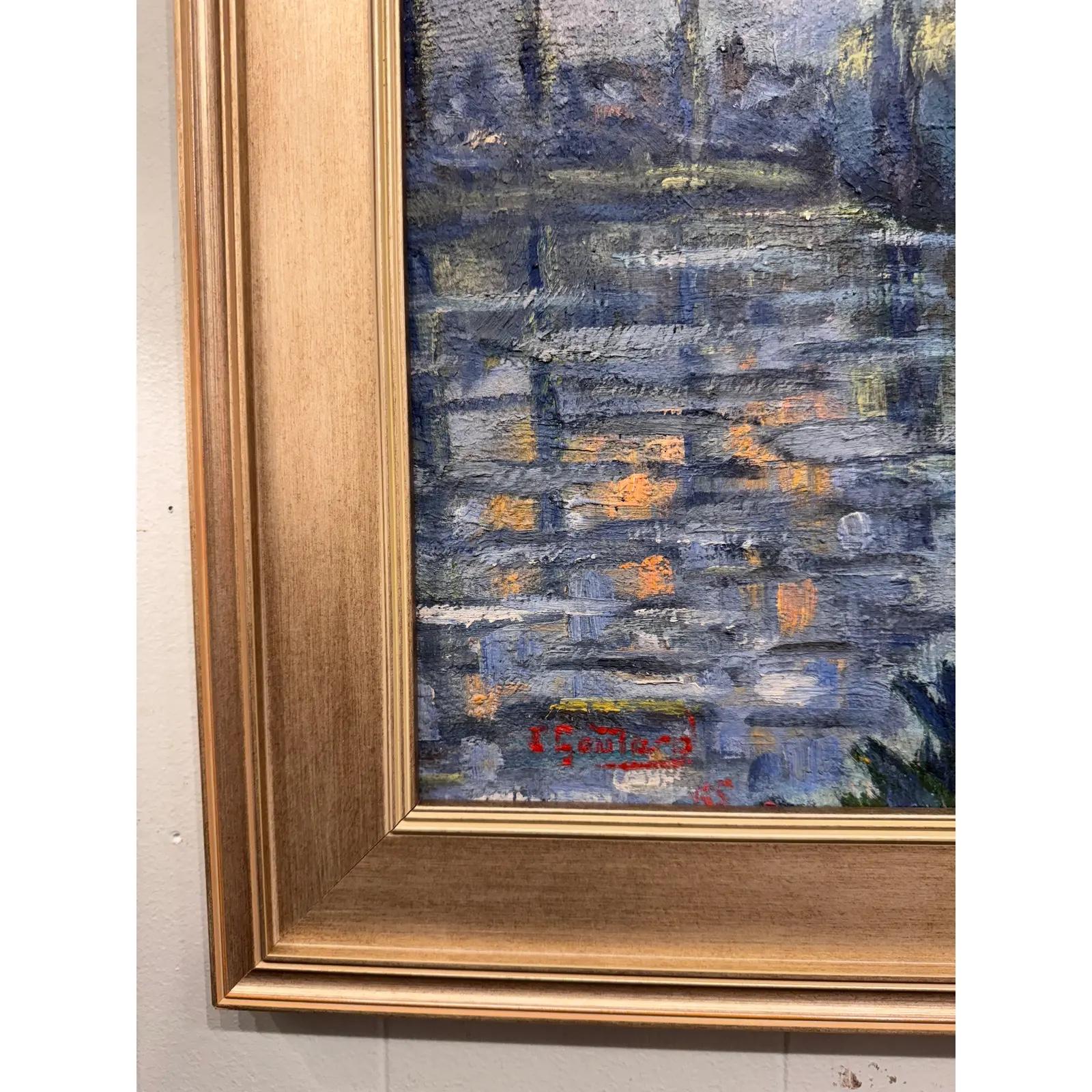 1950er Jahre J. Gowan Signiert Öl auf Leinwand im Angebot 2