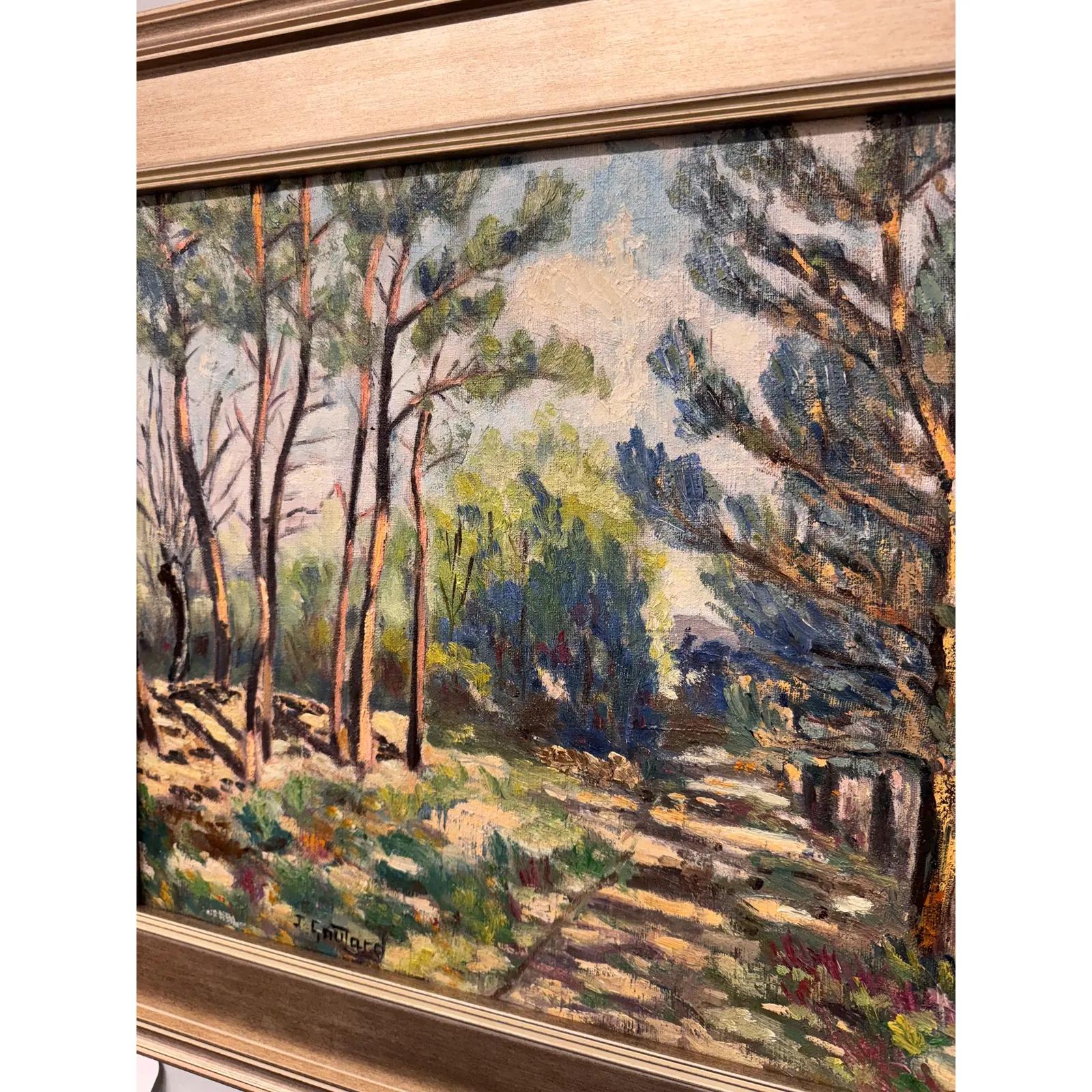 1950er Jahre J. Gowan Signiert Öl auf Leinwand im Angebot 2