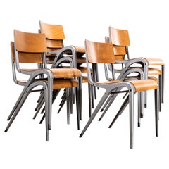 1950's James Leonard Esavian ESA Stacking Dining Chairs