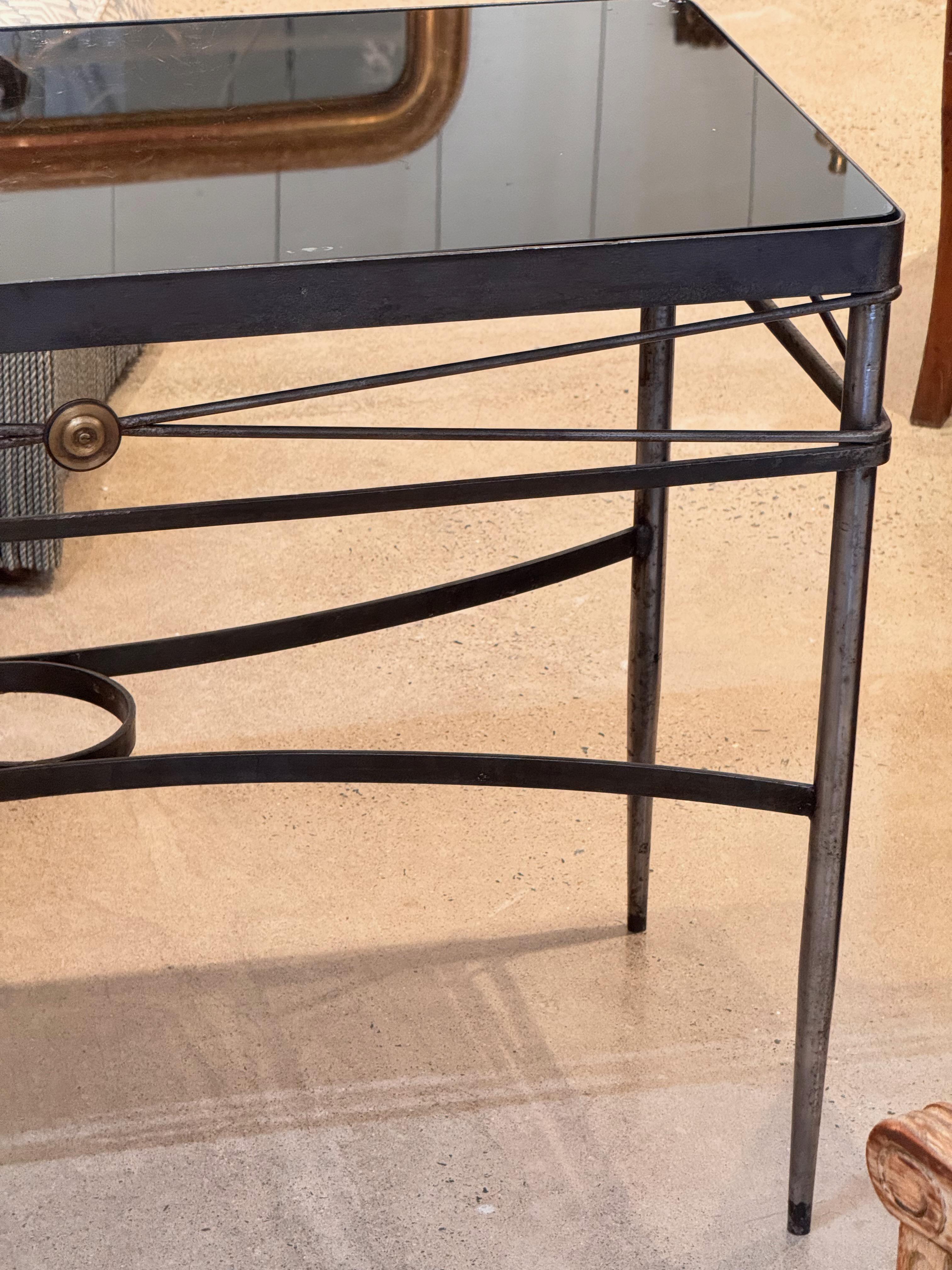 Mid-20th Century 1950s Jansen Style Console Table For Sale
