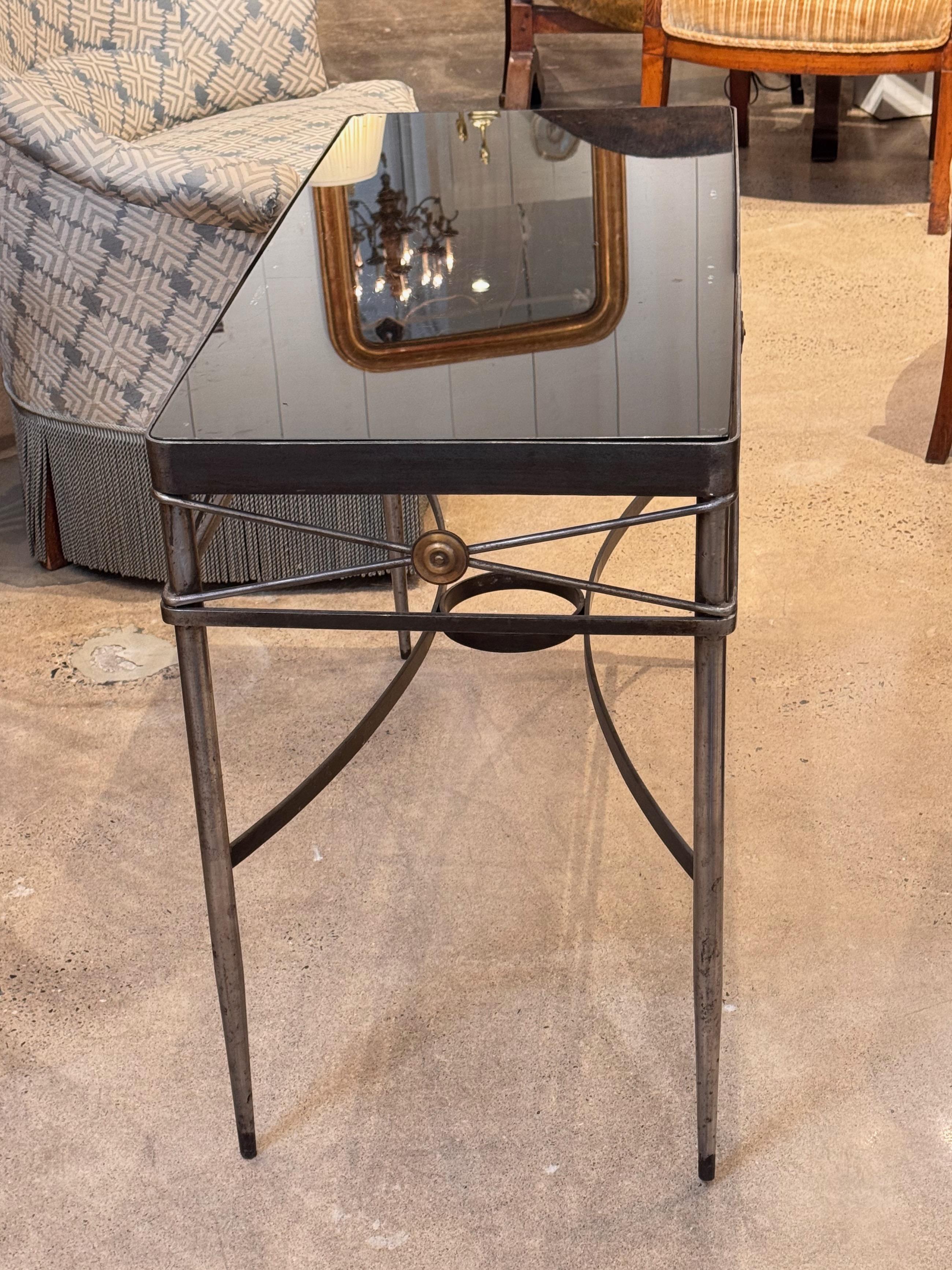1950s Jansen Style Console Table For Sale 1