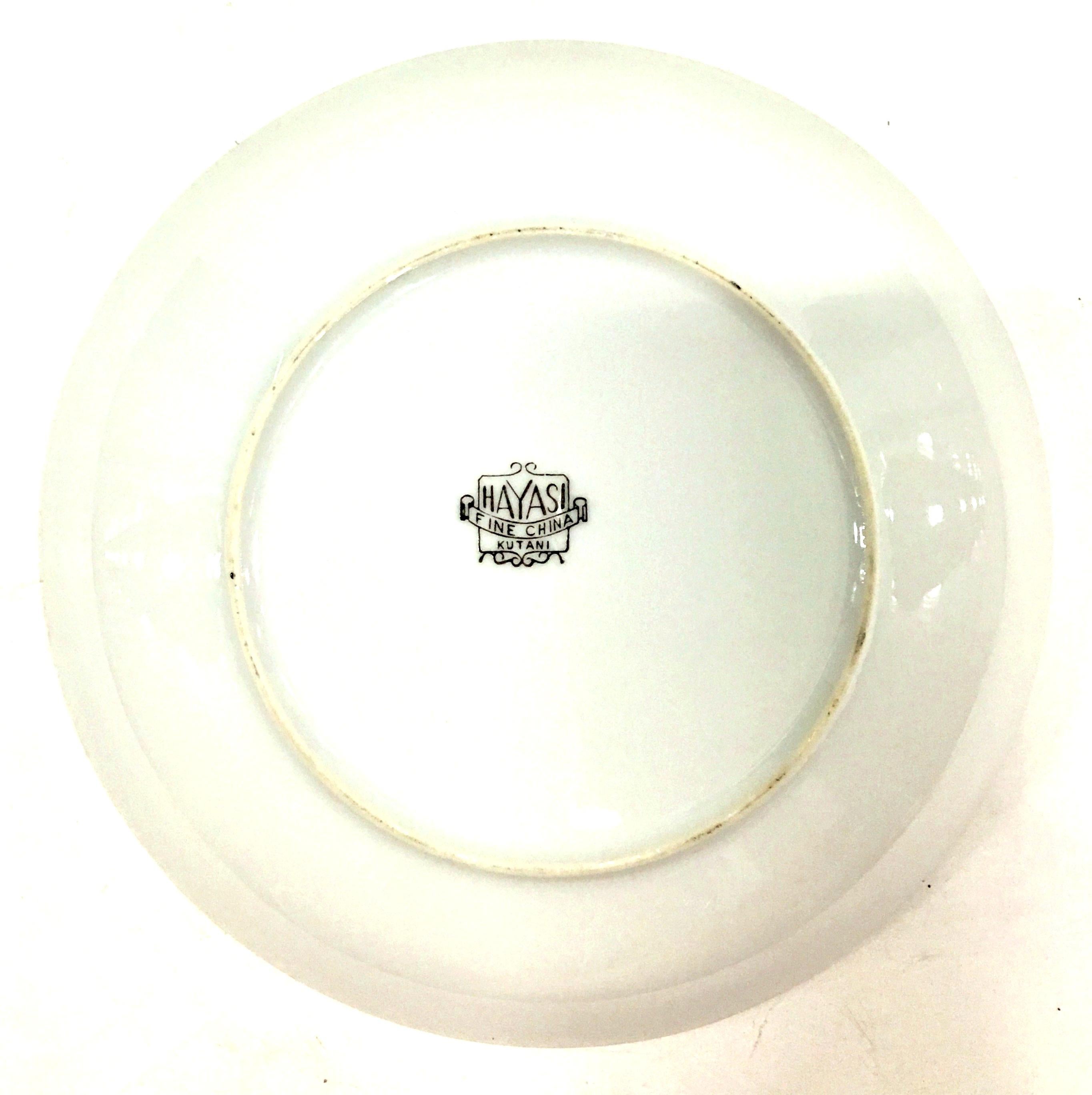 1950s Japanese Hand Painted Moriage Porcelain 