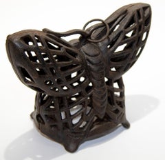 1950's Japanese Monarch Butterfly Garden Outdoor Lantern