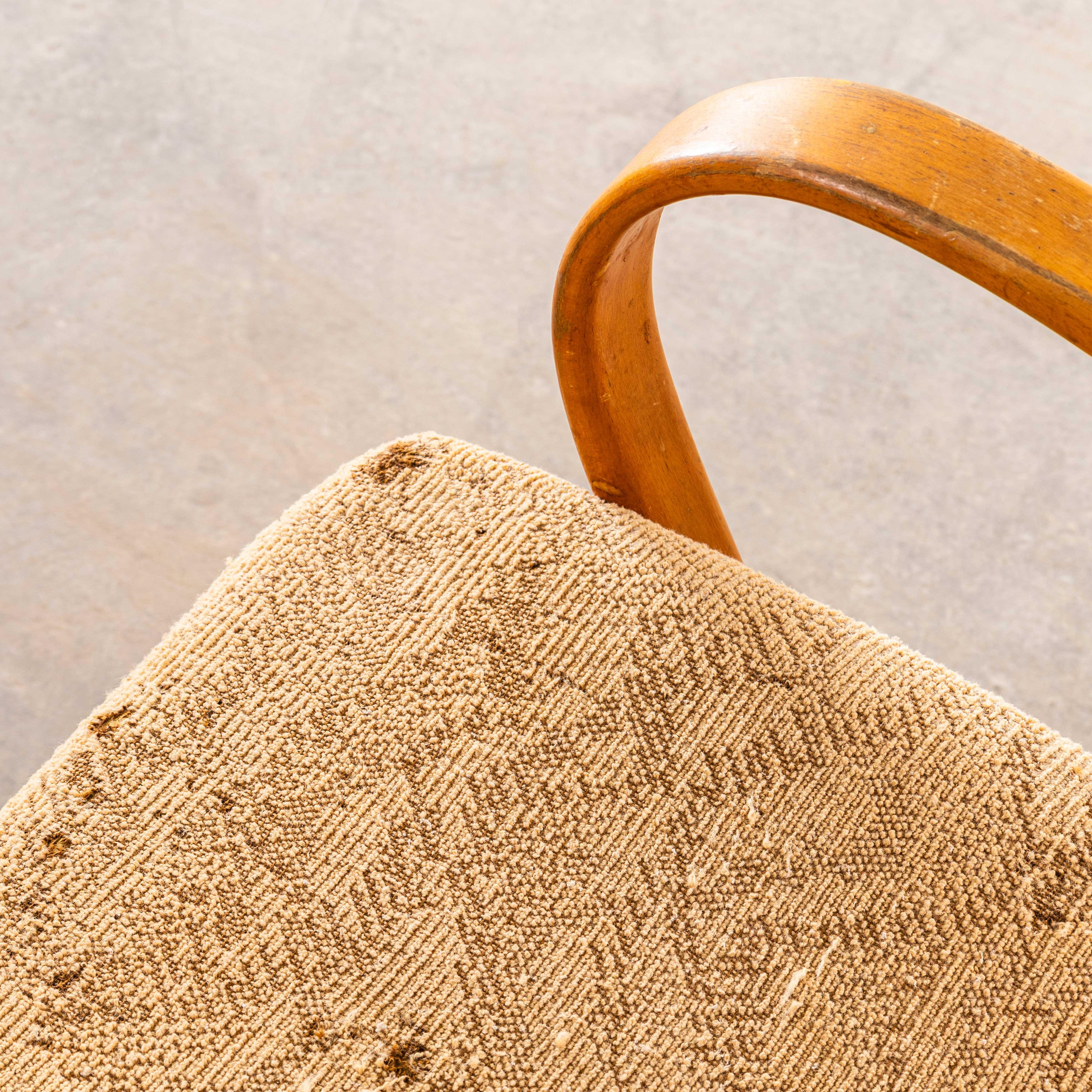 Metà XX secolo Poltrone originali Jaroslav Šmídek degli anni '50 in jacquard geometrico - Standar in vendita