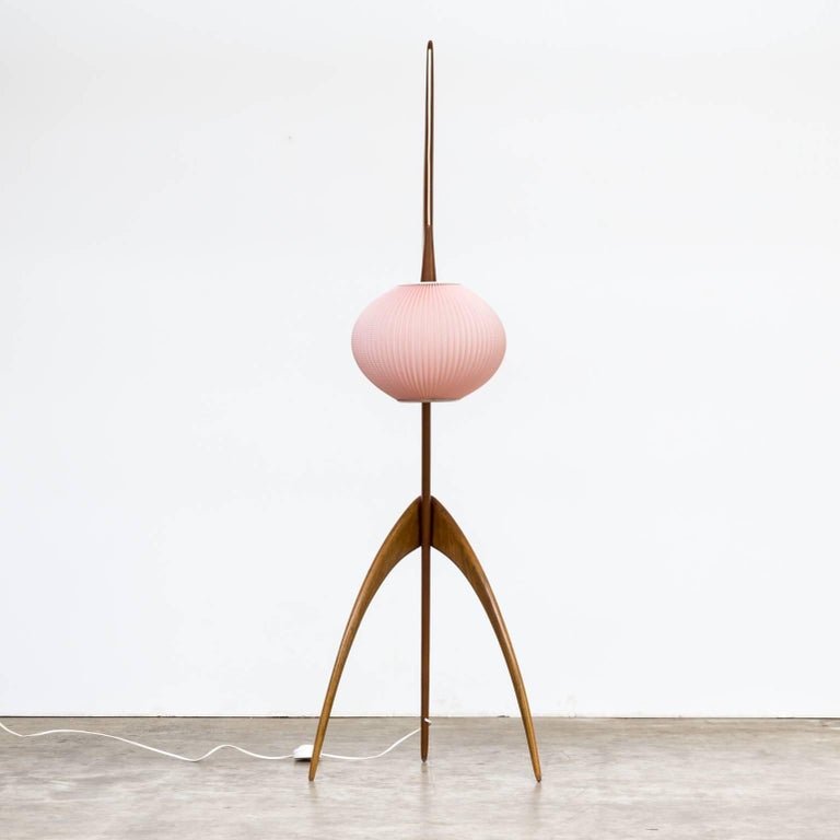 1950s Jean Rispal floor lamp ‘Praying Mantis’ for Rispal, France For ...