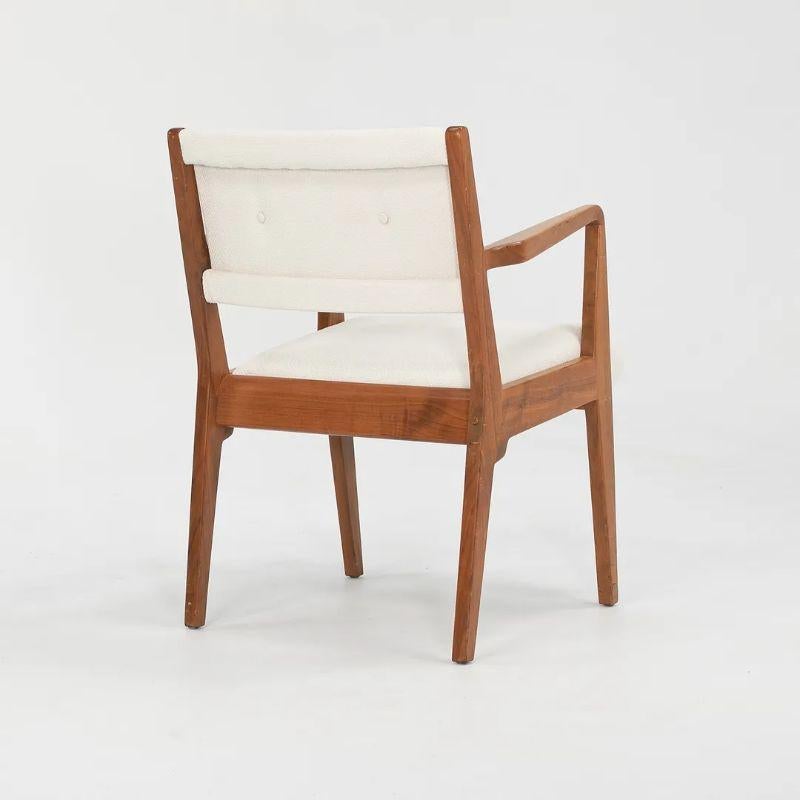 Modern 1950s Jens Risom Design C 106 and C 206 Dining Chairs Set of Six For Sale