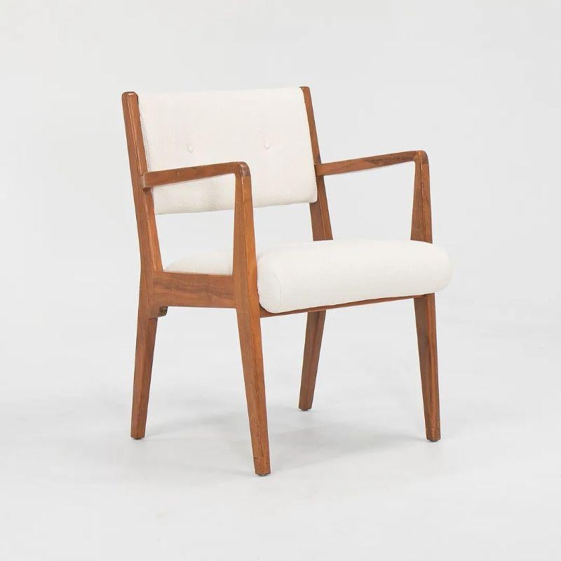 1950s Jens Risom Design C 106 and C 206 Dining Chairs Set of Six In Excellent Condition For Sale In Philadelphia, PA