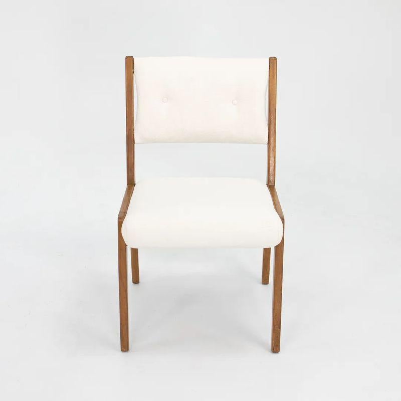 Mid-20th Century 1950s Jens Risom Design C 106 and C 206 Dining Chairs Set of Six For Sale
