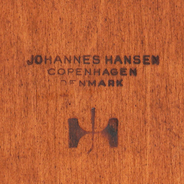 1950s JH-525 Pair of Armchairs by Hans J. Wegner for Johannes Hansen 3