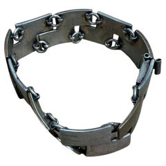 1950s JHP Metales Casados Chain Link Bracelet Taxco Mexico