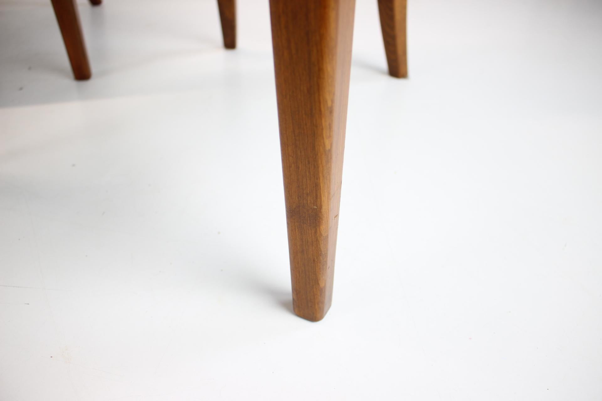 Mid-20th Century 1950s  Jindrich Halabala Dining Chairs H-214 for UP Závody, Set of 4  For Sale