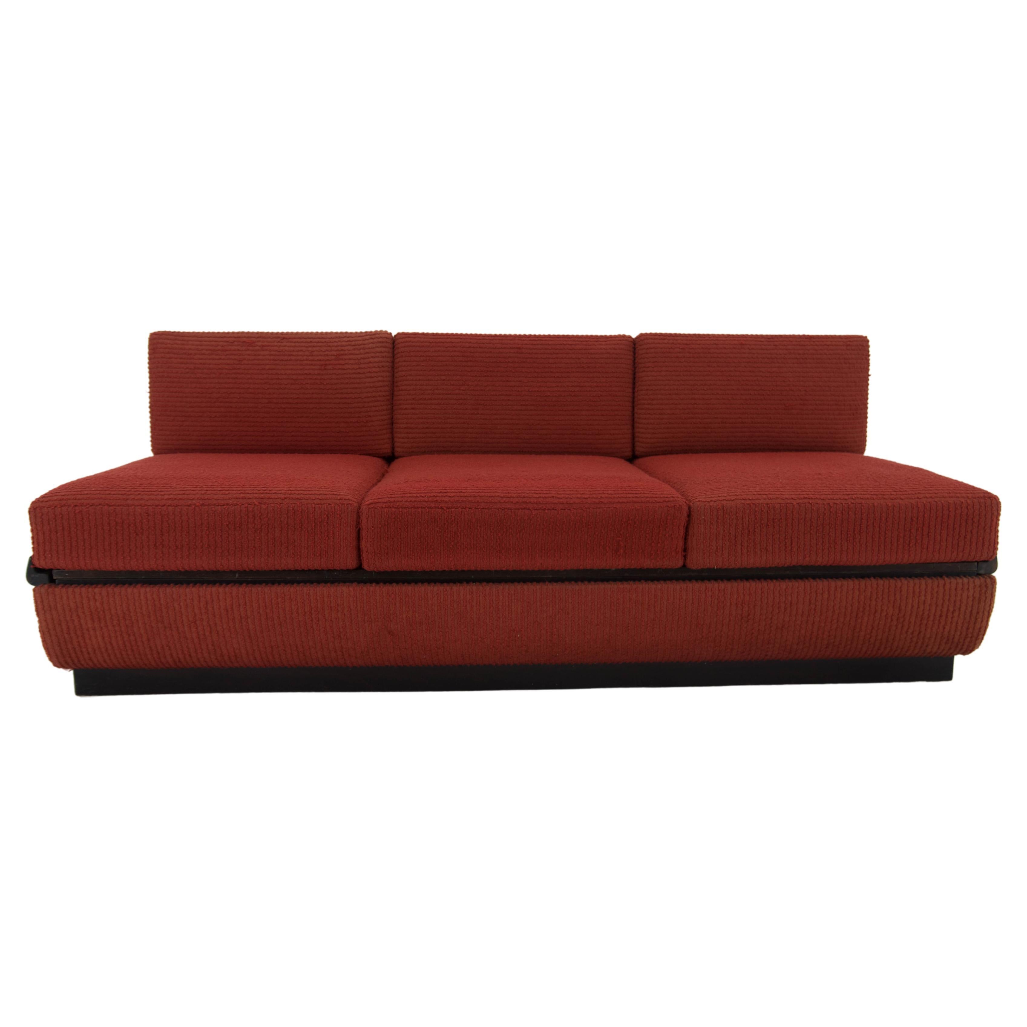 1950s Jindřich Halabala Sofa or Bed for UP Závody, Czechoslovakia