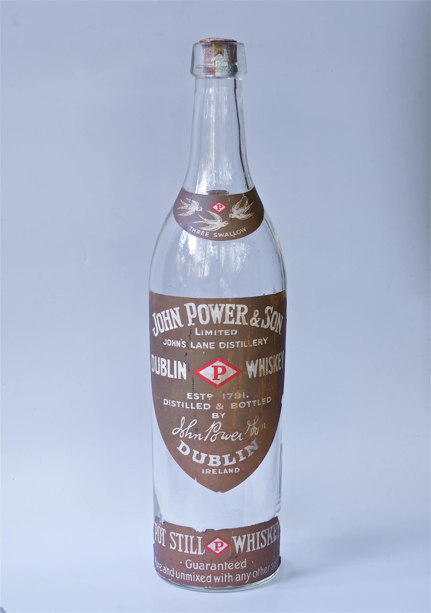 1950er John Power Son Whiskey Dublin Liquor Store Display Flasche Jeroboam (Moderne der Mitte des Jahrhunderts) im Angebot