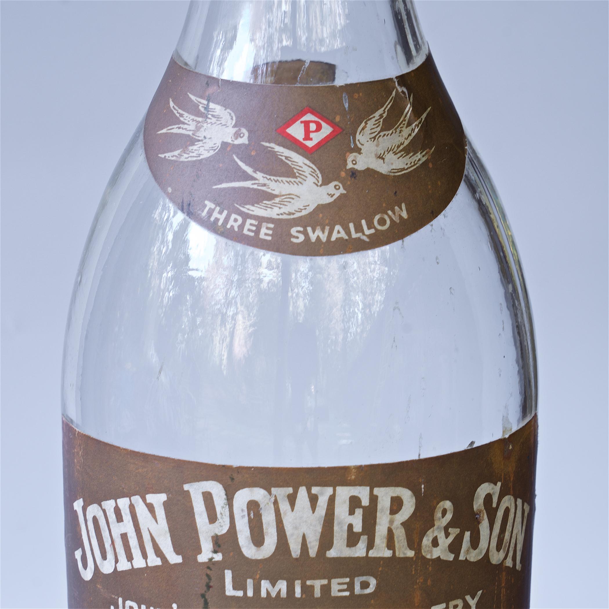 1950s John Power Son Whiskey Dublin Liquor Store Display Bottle Jeroboam In Fair Condition For Sale In Hyattsville, MD