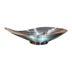 1950 I John Prip Silverplated Sculptural Teardrop Dish Reed & Barton 65