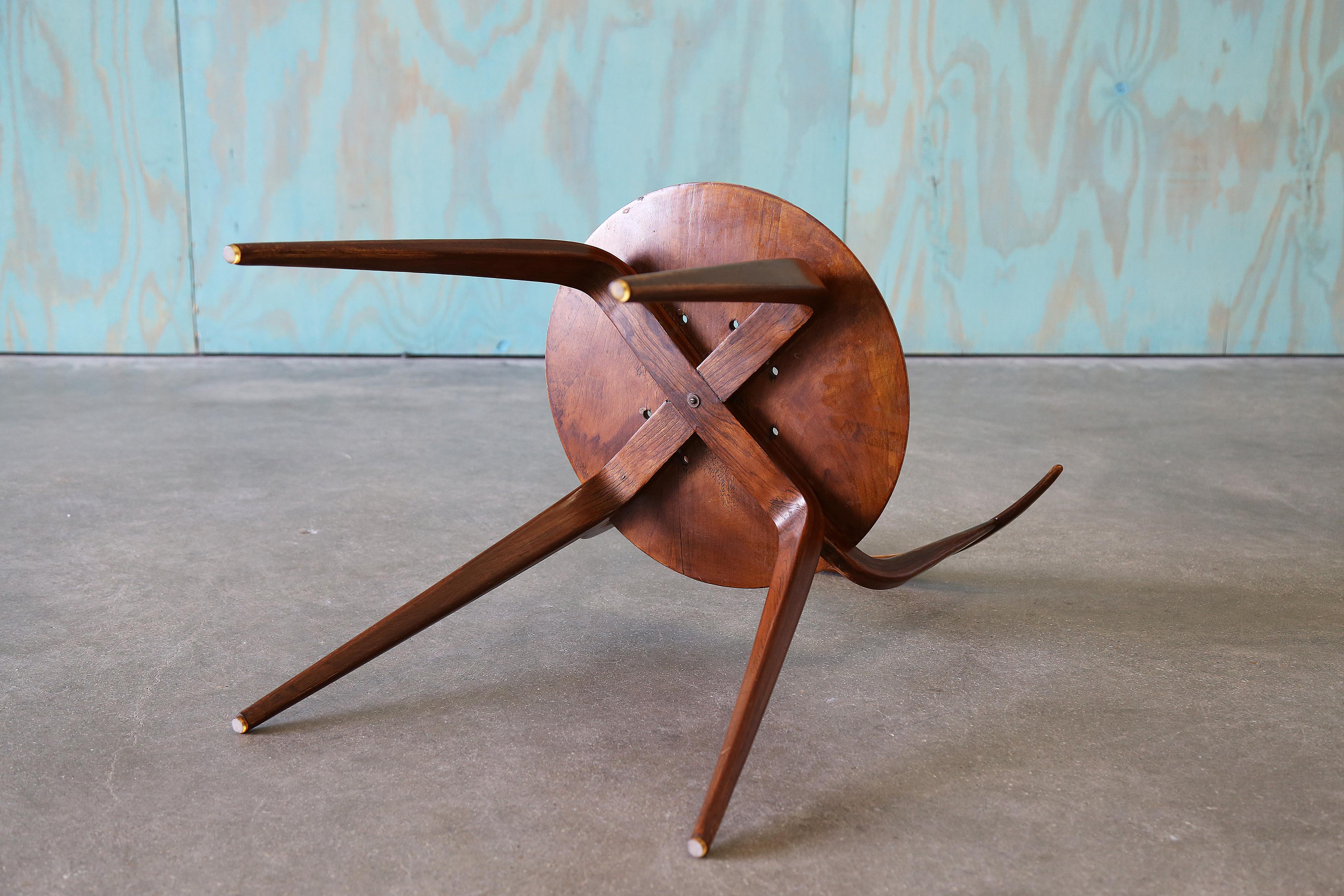Set di 4 sedie Pretzel in laminato John Pyle for George Nelson Associates del 1950 in vendita 8