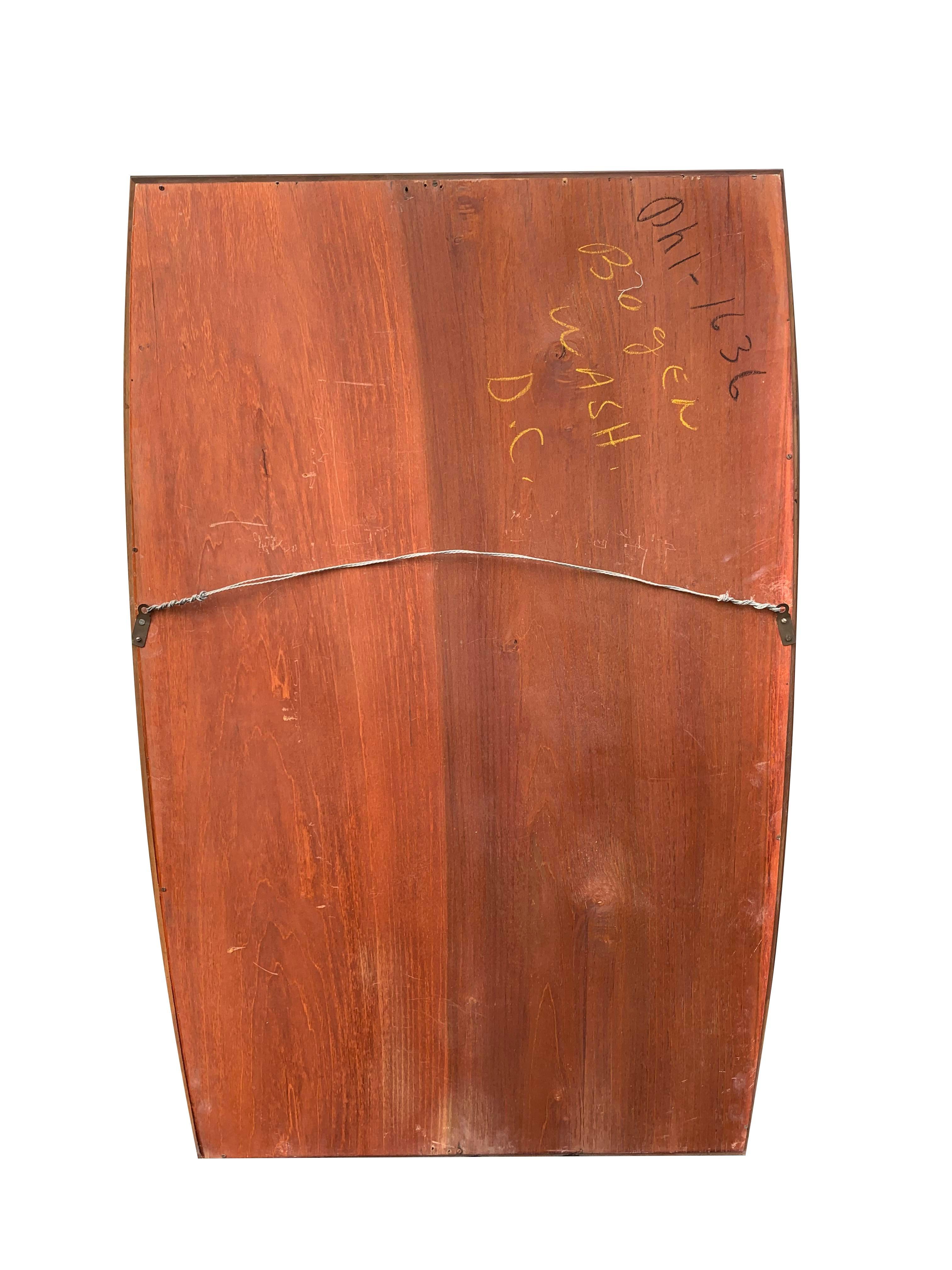 Vintage John Stuart Mid-Century Modern Hanging Wall Mirror

Crafted by the renowned designer John Stuart, this piece showcases exceptional quality and attention to detail. The mirror's sleek design, featuring clean lines and a minimalist aesthetic,