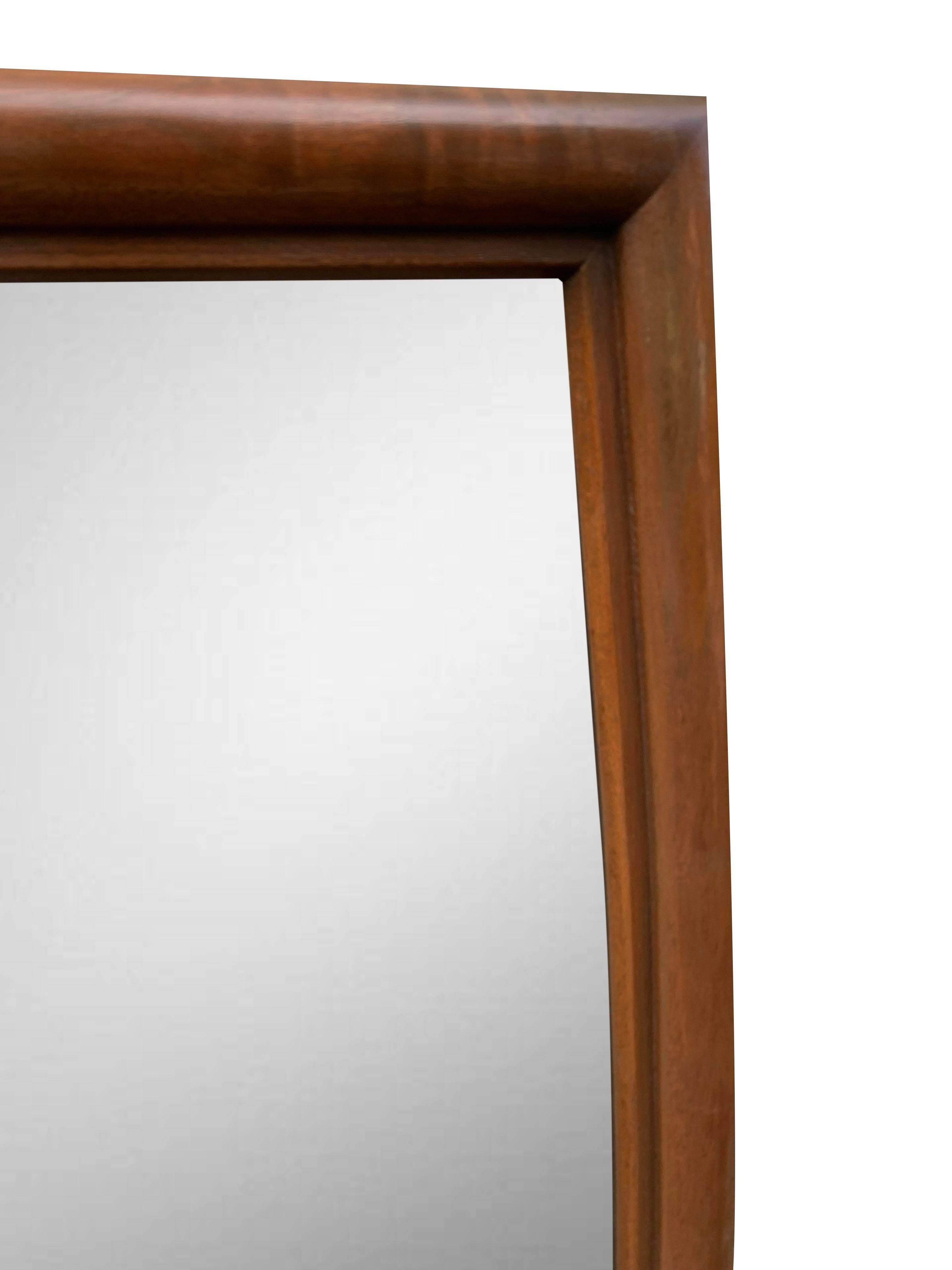 1950s John Stuart Mid-Century Modern Hanging Wall Mirror For Sale 2