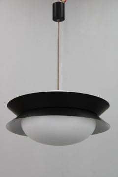 1950s Josef Hurka UFO pendant Light for Napako, Czechoslovakia