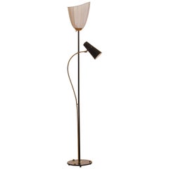 1950s Jugendstil Art Deco Style Floor Lamp by Hans Bergström for Ateljé Lyktan