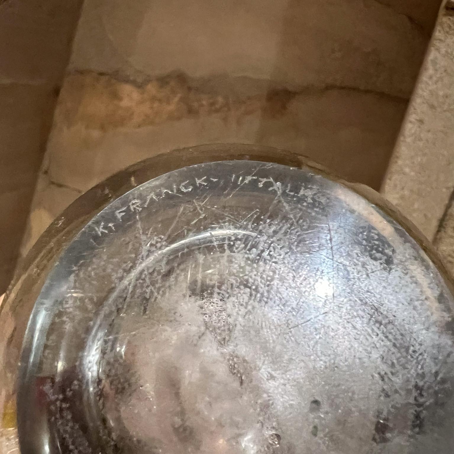 1950s Kaj Franck Iittala Hand Blown Glass Small Vase Finland In Good Condition In Chula Vista, CA