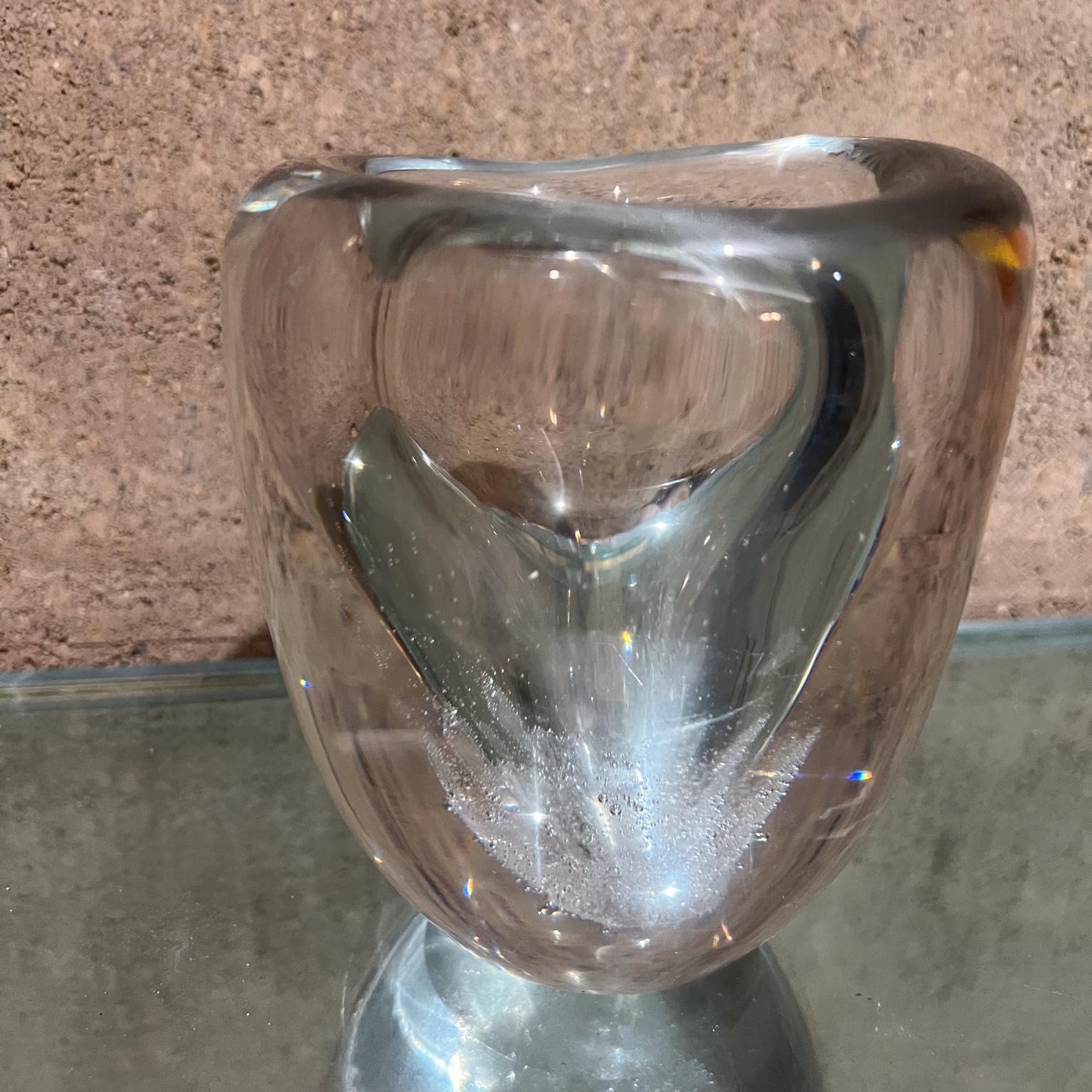 Mid-20th Century 1950s Kaj Franck Iittala Hand Blown Glass Small Vase Finland