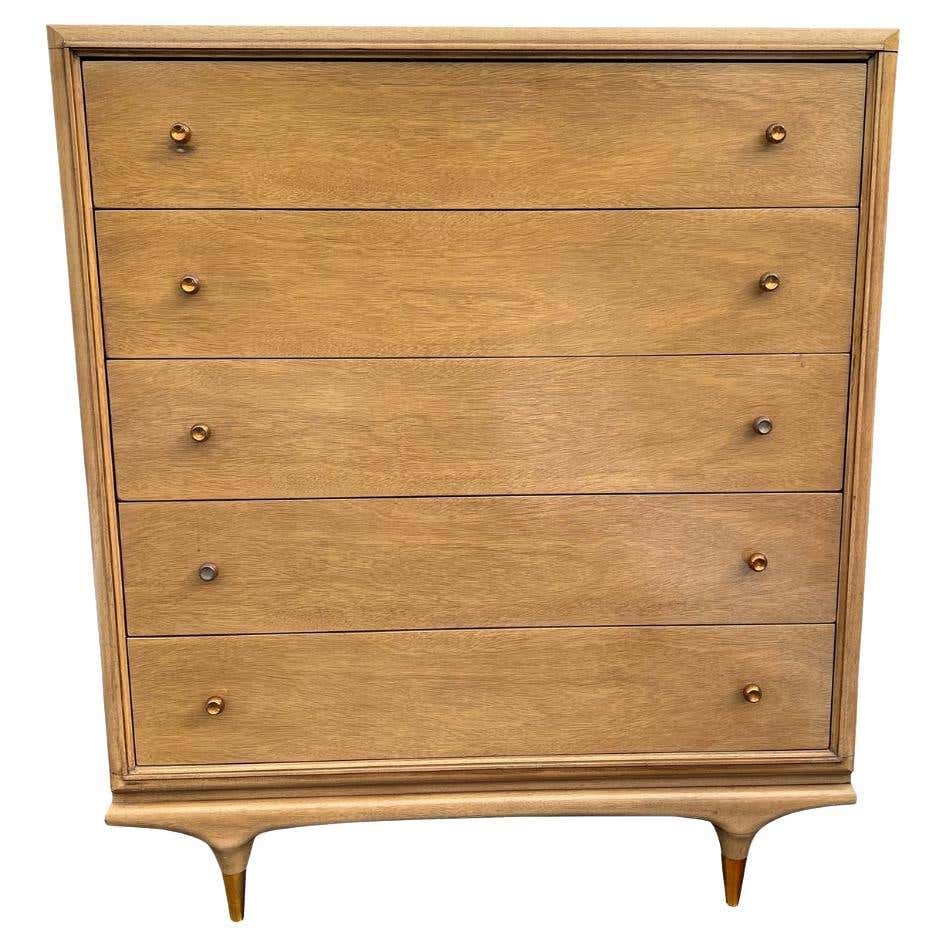 1960s Vintage Tall Highboy Dresser Perspecta by Kent Coffey in Brasilia ...
