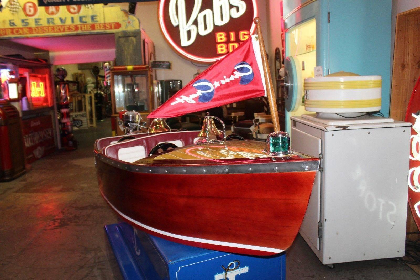 1950s speed boat