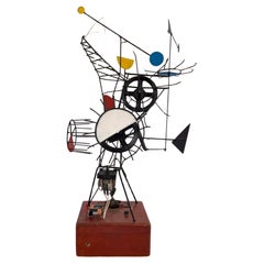 1950s Kinetic Modernist Sculpture Machine by Engel