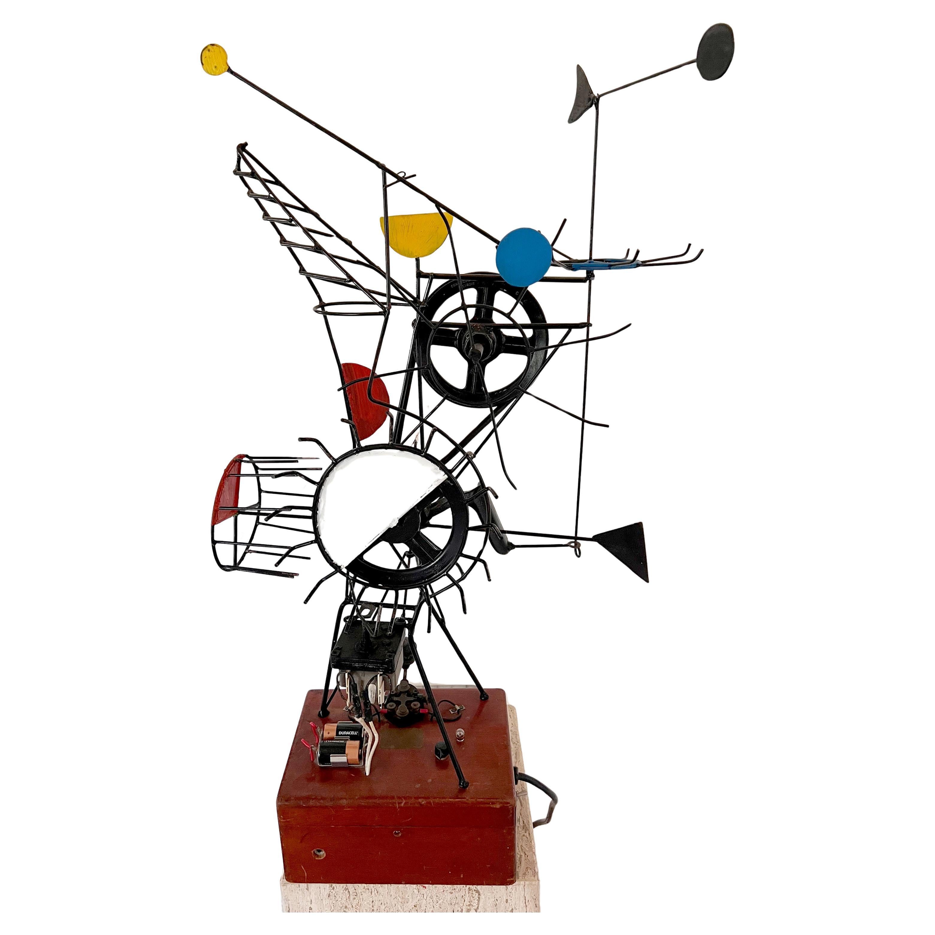 1950er Jahre Kinetics Modernist Sculpture Machine von Engels