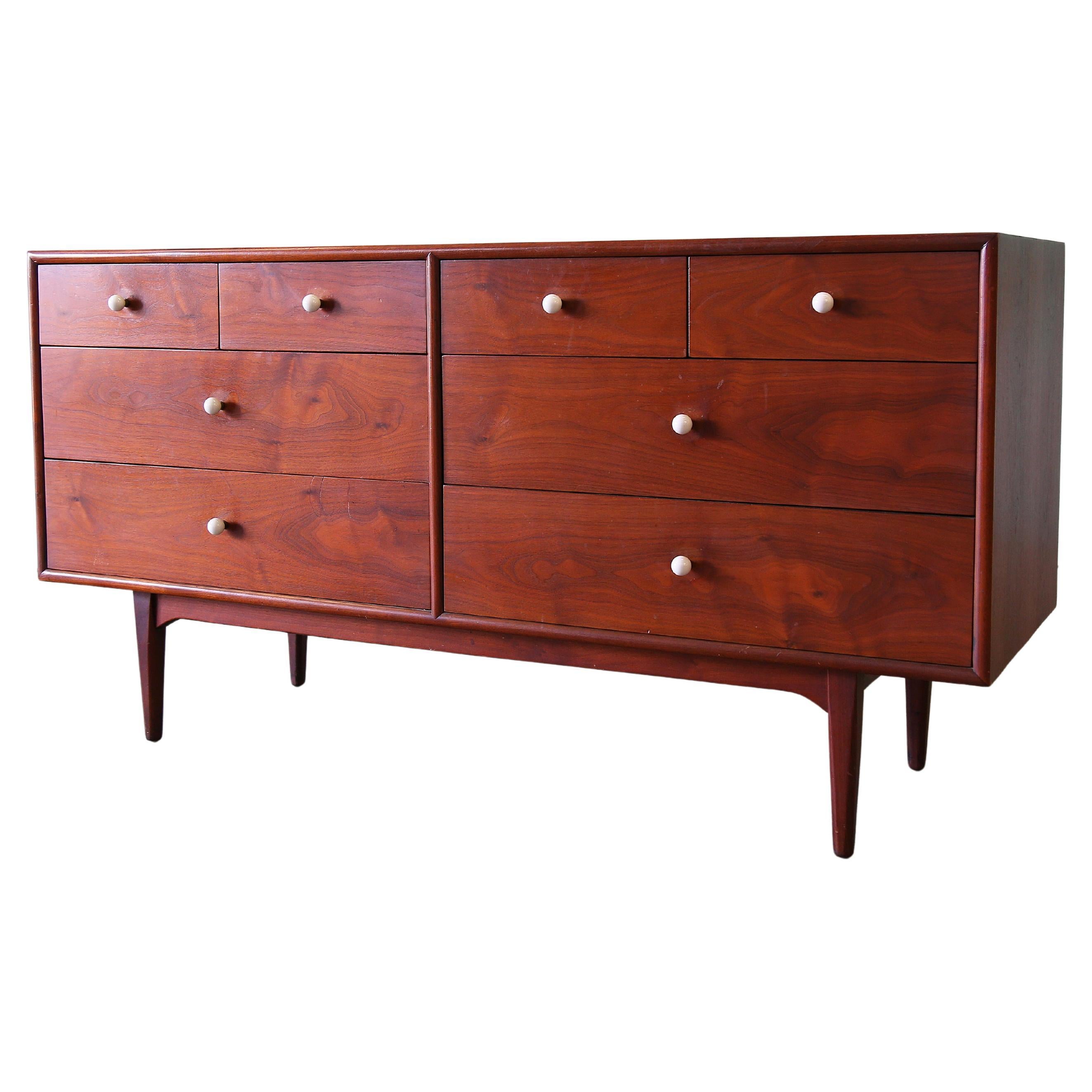 1950s Kipp Stewart for Drexel Declaration 8 Drawer Dresser