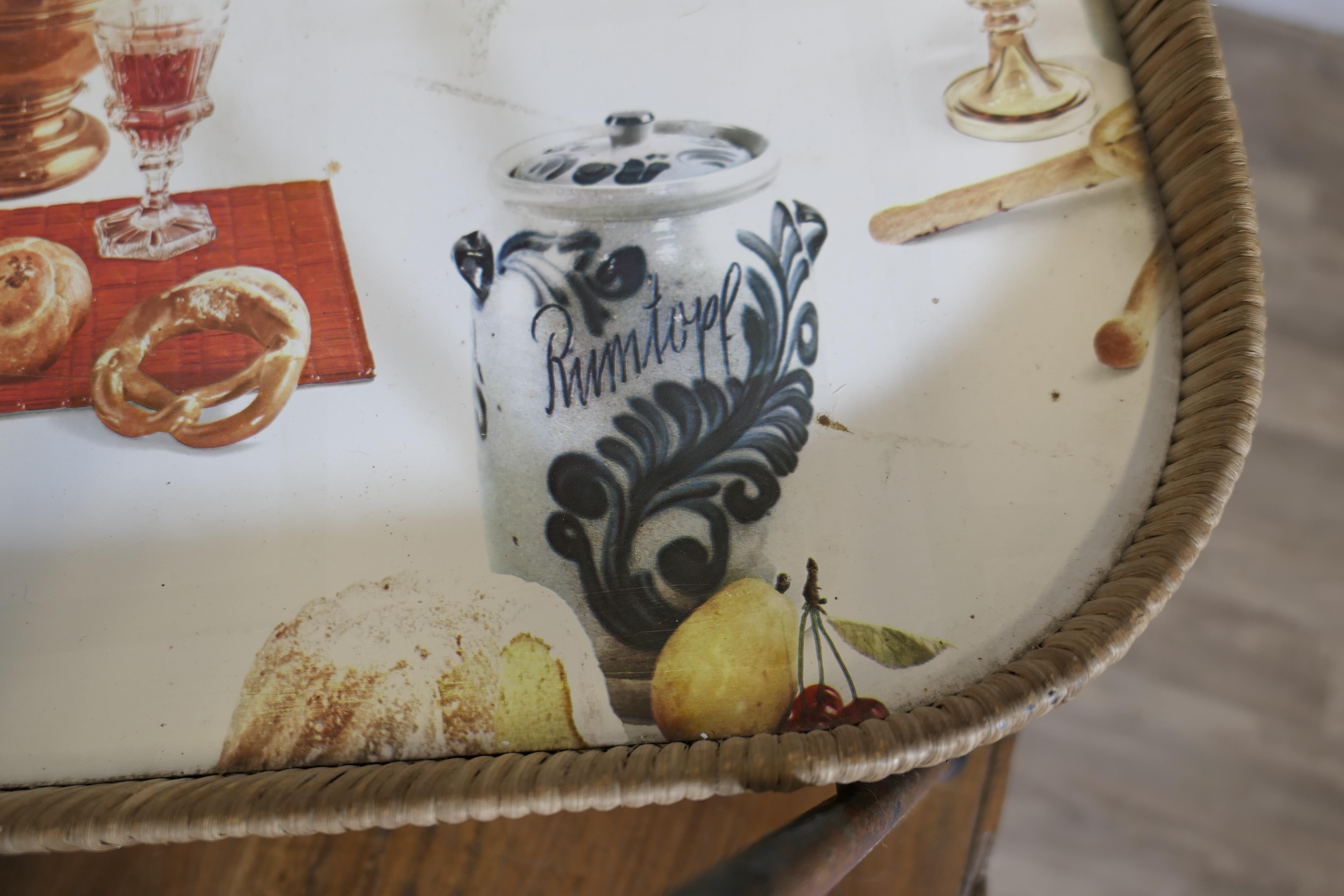 1950er Kitsch-Kuchenstand im Angebot 1