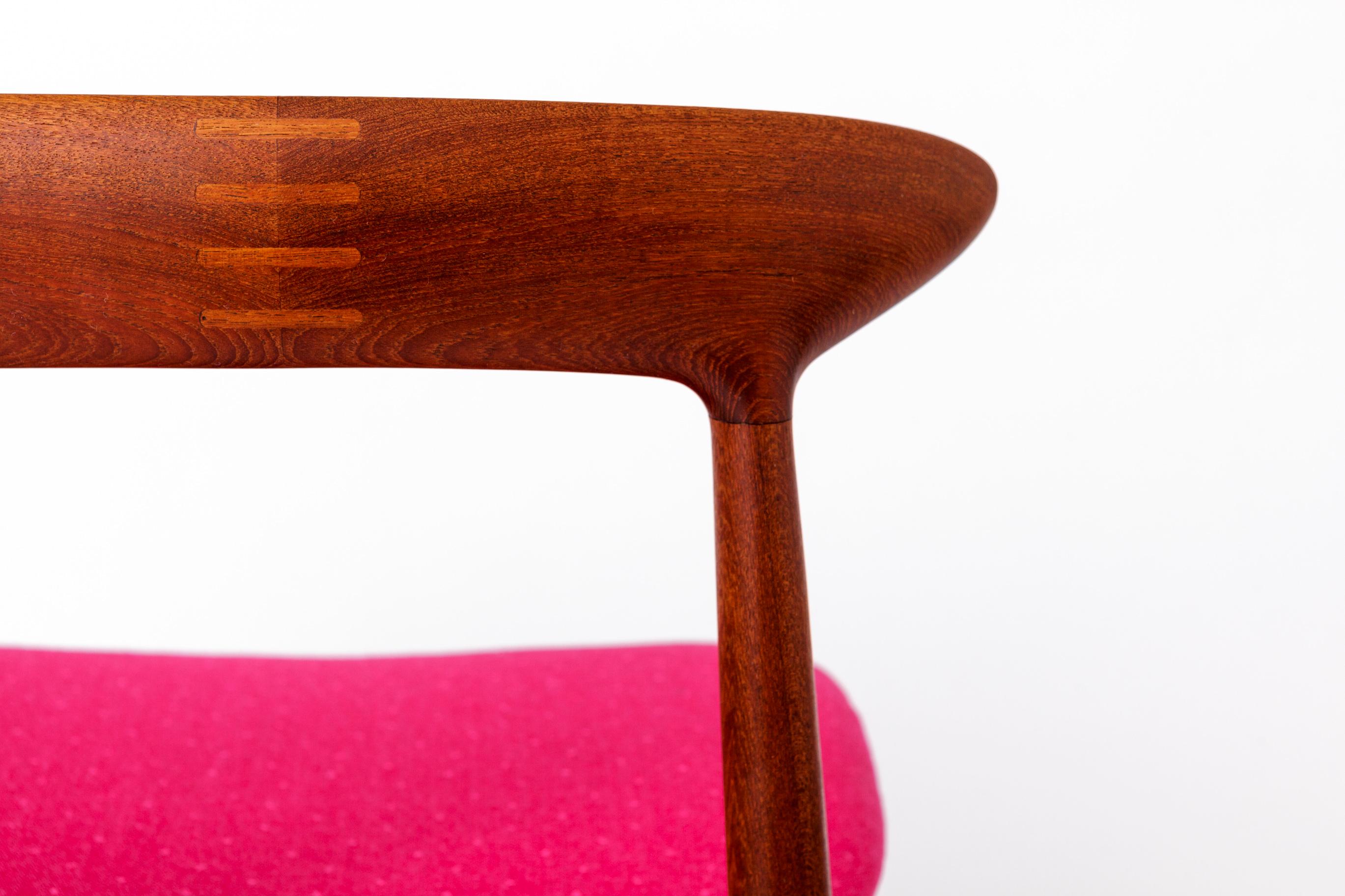 1950er Kurt Østervig Teakholzstuhl - Dänisches Design, aufgearbeitet - repariert im Angebot 1