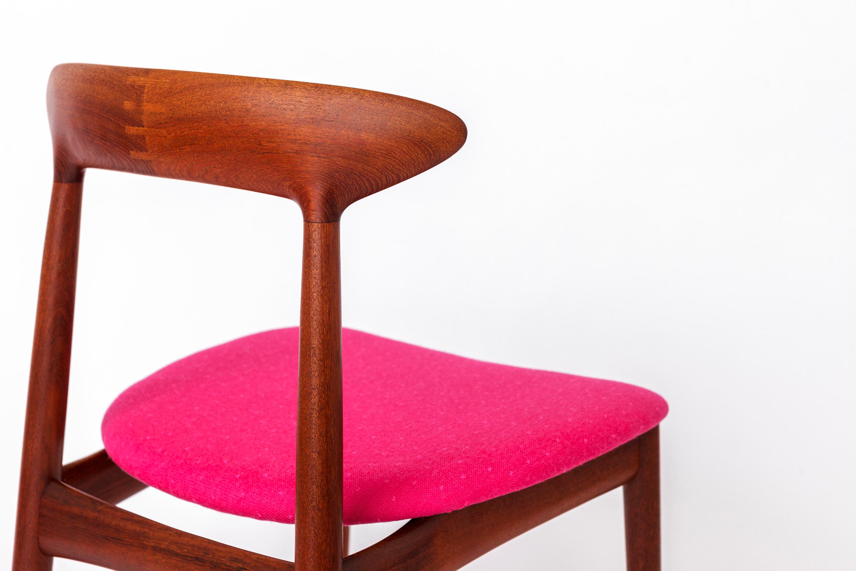 1950er Kurt Østervig Teakholzstuhl - Dänisches Design, aufgearbeitet - repariert im Angebot 2